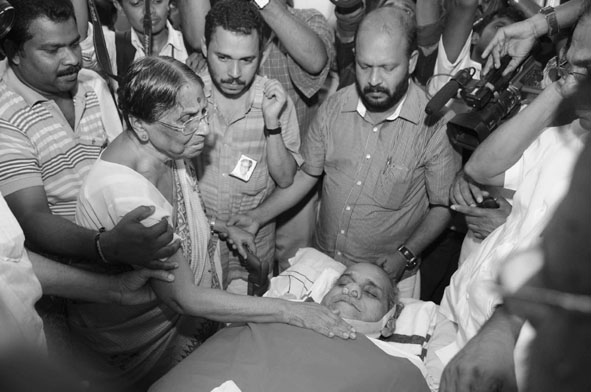 C.K. Chandrappan with Bulu Roy Chowdhury